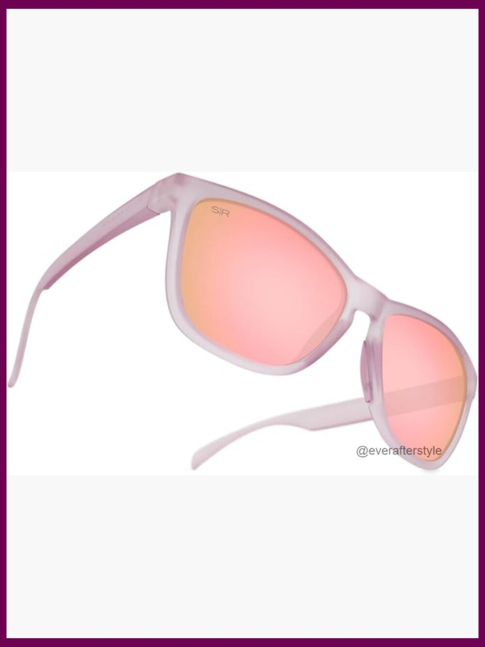 Lightweight Polarized Sunglasses with Rubberized Nosepads